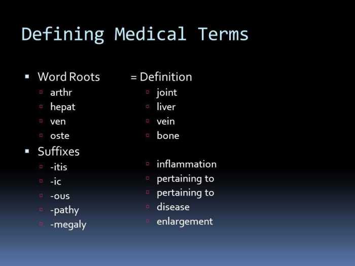 Chapter 3 medical terminology answers