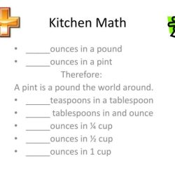 Kitchen math mystery picture answer key