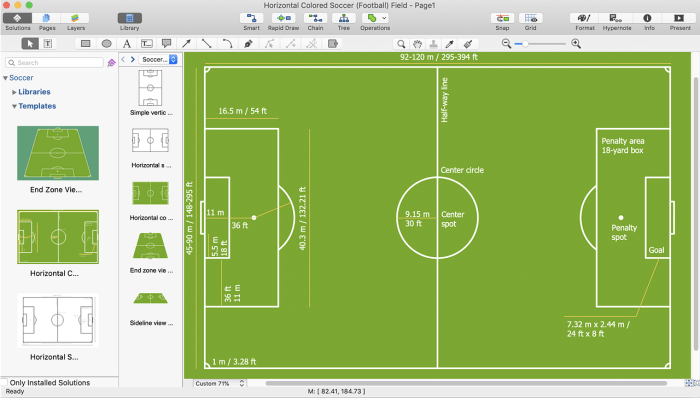 Soccer positions field diagram football postions school clip fields labeled clker