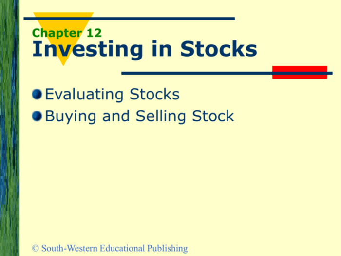 Chapter 12 investing and retirement chapter review